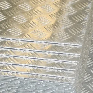 lamina de aluminio estriada de varios espesor y medidas