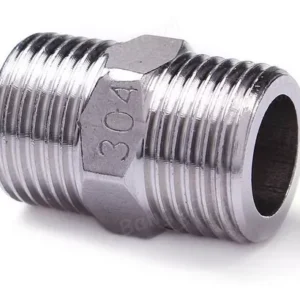 Niples hexagonales NPT SCH 40 de acero inoxidable